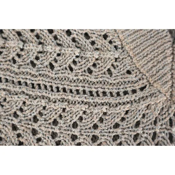 White House Black Market Open Knit V-Neck Sweater‎ Size XS - Picture 9 of 9